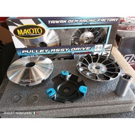 🇮🇹MAKOTO CVT/PULLEY SET CLICK 125i V1 V2 V3/CLICK 150i TAIWAN MADE PLUG AND PLAY/RS8 SAME