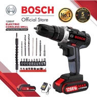 Bosch 4-in-1 Cordless Drill Set Power Drill Impact Driver Hammer Drill Electric Screwdriver 电钻