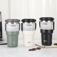 Original Tyeso 600ML Tumbler with Handle Custom Name 2 Way Drink Cold Hot Thumbler Botol Air Viral T