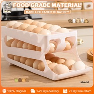 Eggs Storage Automatically Rolling Eggs Storage Box Container 2 Tier Rolling Eggs Organizer