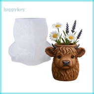 HAP Silicone Mold for Cow Flower  Jewelry Container Mould Home Decoration
