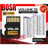 FT STAR Platinum Karaoke Volume 33 SD Card for KS100 Mini Box/KS10 Mini SD/DK88 Duo / DK65 / KBOX 3