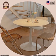 Ins Style Tulip Round Table Small Dining Table Coffee Table Balcony Leisure Reception White Table No