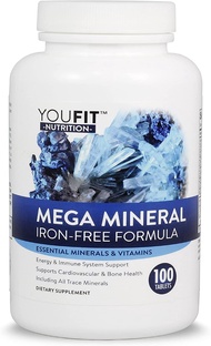 Mega Minerals Supplement by Youfit Nutrition | All 72 Trace Minerals | Premium Formula with Source o