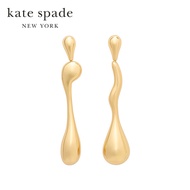 Kate Spade New York ต่างหูแบบเส้นตรงรุ่น Molten Linear Earrings KL353 700 สี Gold