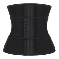 Cross-Border Enhanced สามแถวพลาสติกเข็มขัดเอว Tummy Wrap Latex เอวเทรนเนอร์หน้าท้องเข็มขัดกระชับสัดส