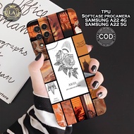 Latest Samsung A22 4G / 5G Case - Leviora Case - Zodiac Fashion Case - Samsung A22 4G / 5G Softcase 
