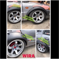 WIRA 4PC SMALL FENDER WHEEL ARCH /FLARE COVER EXTRA WIDE BODY (MATERIAL :ABS PLASTIK) KE70 KE30 KE20