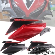 Suitable for Honda CBR650R 19-23 Modified Beak Fixed Wind Wing ABS Injection Molding Carbon Fiber Pattern Air Inlet Shark Fin CNC Modification