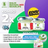 Balm Bidara Bdarlife Bantu Lancar Period/Haid/Senggugut/Lenguh/Sakit Kepala,Tidur Lena/Gangguan