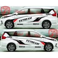 2 PCS RIGHT NEW CUTTINGKiri car stickers Ertiga sportsSUZUKI Suzuki Ertiga Smart Hybrid
