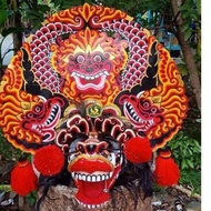 Topeng Barongan Devil Anak