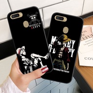 Casing For OPPO A3 A3S A5S A7 A12 A12E Soft Silicone Phone Case Cover Black One Piece