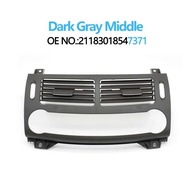 แผงครอบช่องระบายอากาศแอร์หน้ารถสำหรับ Mercedes Benz E Class W211 2003-2008 E200 E230 E260 E280 E300