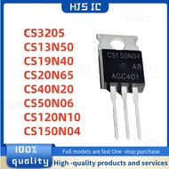 5PCS 100% NEW high-quality CS3205 CS13N50 CS19N40 CS20N65 CS40N20 CS50N06 CS120N10 CS150N04 TO-220 M