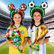 2026 Football World Cup Modeling Decoration Balloon Headband World Cup Hand Stick Balloon World Cup 