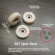 3pcs 47.5x13.5mm Planetary Gear 36 Teeth Gears With 8mm Bearings Wheel Hubs Electric Bike Nylon Gear