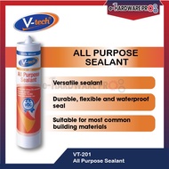 V-Tech Vt-201 All Purpose Silicone Sealant Waterproof 280ml