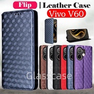 Vivo V60 2025 Casing For Vivo V60 V 60 Lite V60Lite VivoV60 VivoV60Lite 5G Leather Phone Case Card S