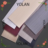 YOLANDAGOODS1 Floor Tile Sticker, Living Room Windowsill Skirting Line, Home Decor Waterproof Wood Grain Self Adhesive Waist Line