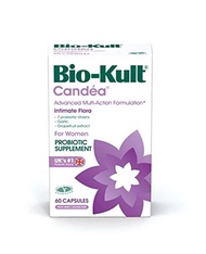 Bio-Kult Candea - 60 Capsules - Probiotic for Intimate Flora， Probiotic for Women， Probiotic for Men
