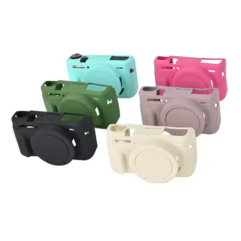 CozyShot Camera Soft Silicone Protector Skin Case for Canon G7X II/G7X III/G7X Mark II/G7X Mark III/