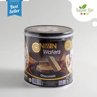 NISSIN Biscuits Wafers Chocolate 570 Gr / Kaleng Biskuit Snack Coklat
