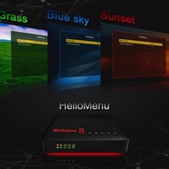 New New Hellobox 8 Receiver Satellite Dvb-T2 Dvb S2 Combo Tv Jemstre