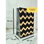 Paper bag motif 20x10x30