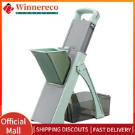 【winnereco】Multifunctional Vegetable Cutter 304 Stainless Steel Lemon Slicing Tool Anti-Slip for Pot