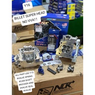 Y16 NLK BILLET HEAD CNC 22/25 NO VVA RACING SUPER HEAD BILLET CNC 22/25 NLK