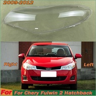 For Chery Fulwin 2 Hatchback 2009~2012 Car Accessories Foglight Lens Cover Fogs Lamp Shell Lampshade