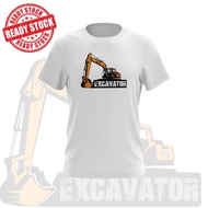 excavator caterpillar baju murah ready stok baju tshirt