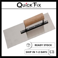 QuickFix 4'' 4.5'' Hard & Soft Steel Cement Plastering Trowel Rata Simen Besi Sudu Besi Ketam Segi E