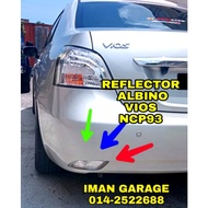 COP TOYOTA -Reflector White Vios Ncp93/ Lampu Sonar Vios /Reflector Toyota Vios/Reflector albino vio