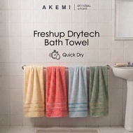 AKEMI Essentials Freshup Dry Tech Cotton Bath Towel (68cm x 138 cm)