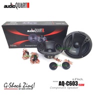 AUDIO QUART Speaker Component เครื่องเสียงรถยนต์ ดอกลำโพง6.5นิ้ว ลำโพงรถยนต์ เสียงกลางแหลม(แยกชิ้น) 2ทาง กำลังขับ150วัตต์/Watts. audio quart รุ่น AQ-C603