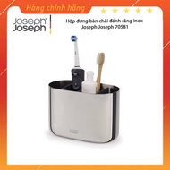 Joseph Joseph EasyStore Luxe Large Toothbrush Case (Steel) 70581