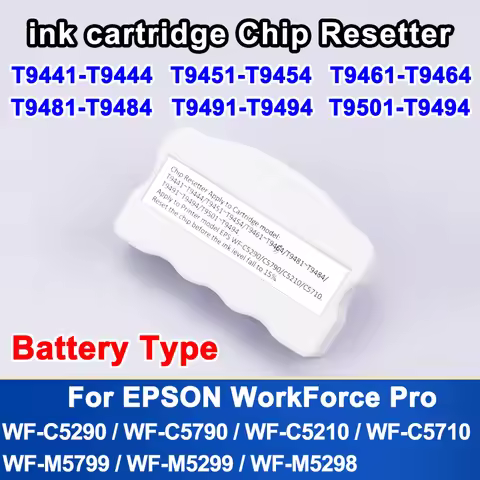 T9651 T9641 T9661 Original Ink Cartridge Chip Resetter For EPSON WorkForce M5299 M5799 M5298 WF-C579