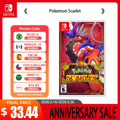 Nintendo Swtich Game Deals -Pokemon Violet - Pokemon Scarlet-Games Cartridge Physical Card