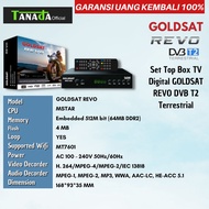 [ TANADA ] Set Top Box Untuk Tv Tabung | Set Top Box TV Digital GOLDSAT REVO DVB T2 Terrestrial | Goldsat Set Top Box | Siaran Digital Kominfo Receiver STB | Set Top Box Goldsat Revo