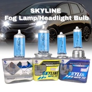 🔥CLEAR STOK🔥SKYLINE Headlight Foglamp Bulb 2 Pcs Yellow/Silver/White H1 H3 H7 H8/H11 H16 880 881 900