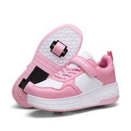 Heelys shoes retractable student double-wheeled heelys shoes for men, women, children暴走鞋双轮男女儿童成人溜冰鞋