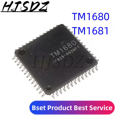 LED dot matrix driver Chip TM1681 TM1680 LQFP48 LQFP52 switching matrix controller LED display contr