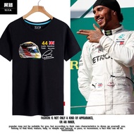 Lewis Hamilton 92-Win Commemorative No.44 Racing Car Short-Sleeve T-Shirt Unisex Pure Cotton