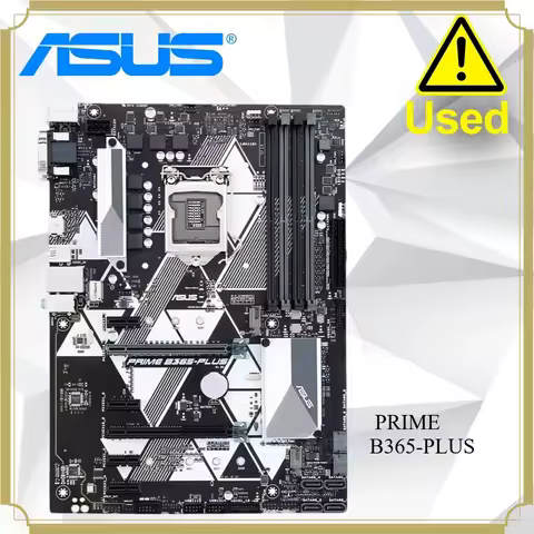 ASUS PRIME B365-PLUS Motherboard Intel B365 LGA 1151 DDR4 M.2 ATX Core DVI-D