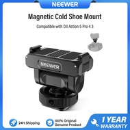 NEEWER Magnetic Cold Shoe Mount Giá đỡ từ tính tương thích với DJI Action 5 Pro 4 3 AC012