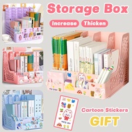 MKBK Office Supplies File Rack with Pen Holder 4Tier Desktop Organizer Tray Thickened File  Desktop 