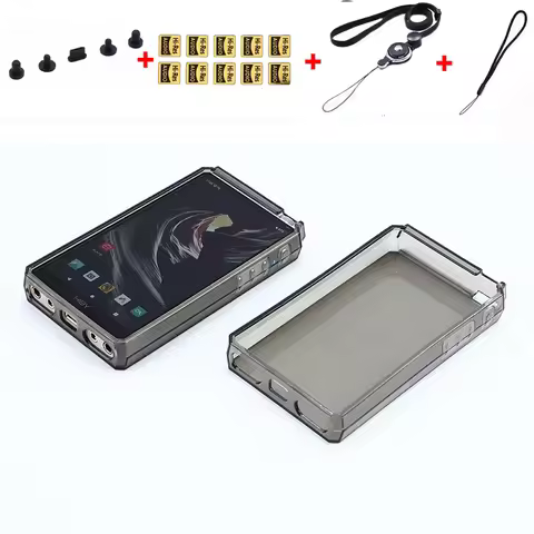 Soft Crystal Clear TPU Protective Case Cover for Hiby New R6 2020 / Hiby RS6 / R6III Shell Skin