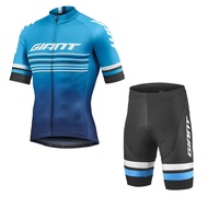 GIANT 2020 New Style Short Sleeves Cycling Jersey Bicycle Riding Clothes Cycling Jersey MTB Suit